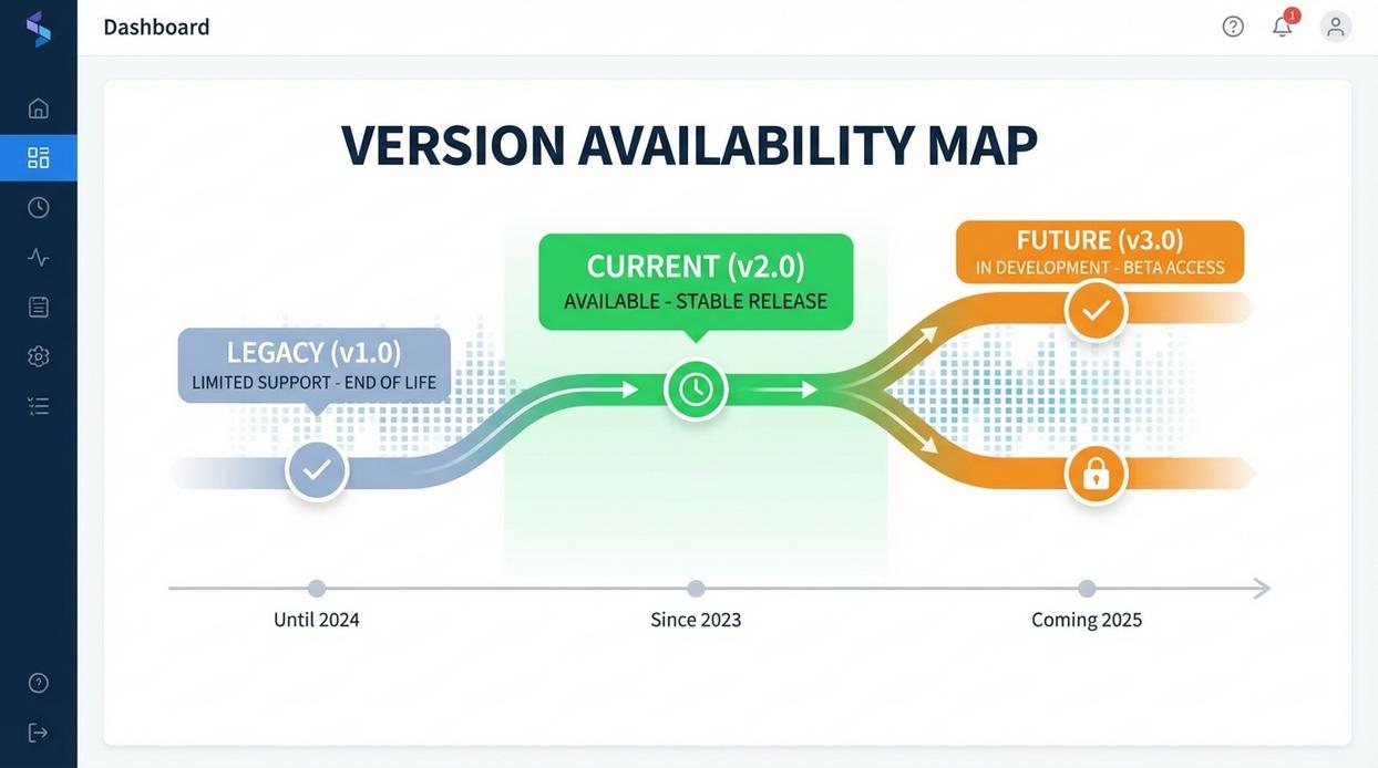 version availability